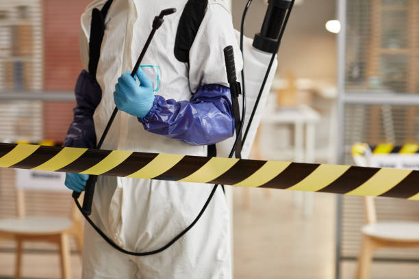 Professional Sewage Cleanup technician working in Valparaiso, FL